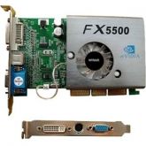 ** PL. DE VIDEO AGP GEFORCE FX5500 128BITS 256MB