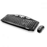 ** TECLADO E MOUSE SEM FIO 2.4GHZ BLACK MOTION MULTILASER TC