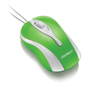 ** MOUSE USB COLORS GREEN MULTILASER MO144