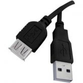 * CABO EXTENSOR USB 2.0 6.0mts BR CABO 01160