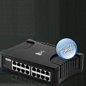 ** SWITCH 16 PORTAS 10/100MBPS NEOX NXSW002